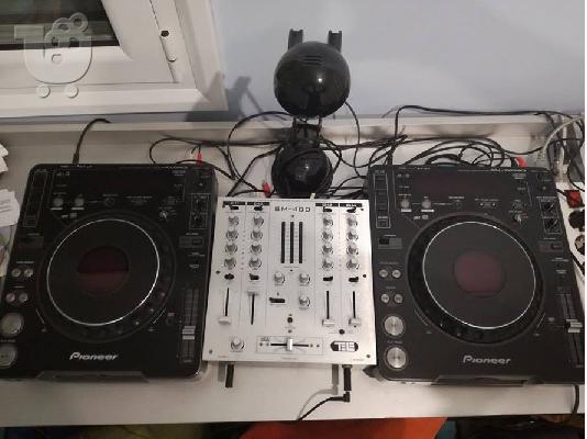 ΣΕΤ DJ 2 X PIONEER 1000MK3 + ΜΙΚΤΗΣ ΤΕΤΡΑΚΑΝΑΛΟΣ